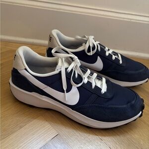 Nike Waffle Debut Men's Dark Blue and White Sneakers